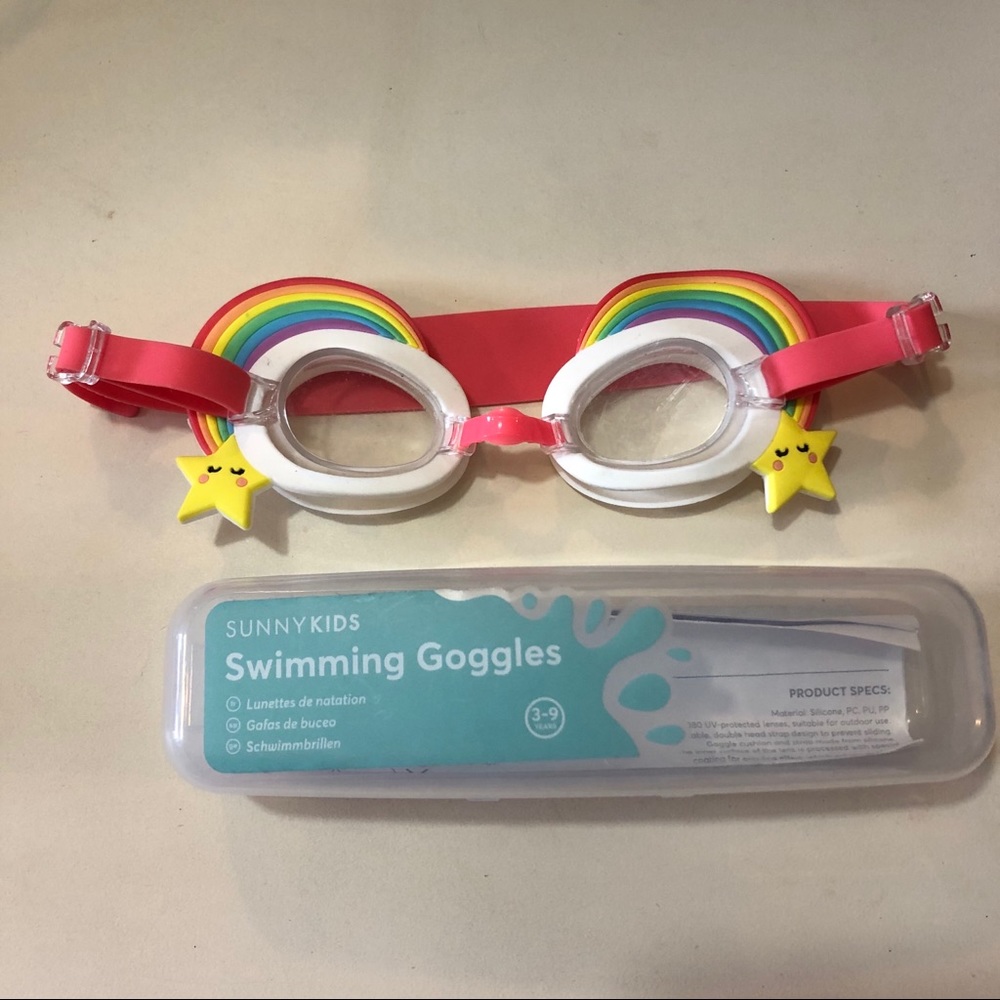 Sunny Kids Rainbow Swimming Goggles